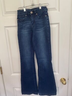 Dollhouse Dark Blue Flare Jeans 1/2 junior = size 1-2